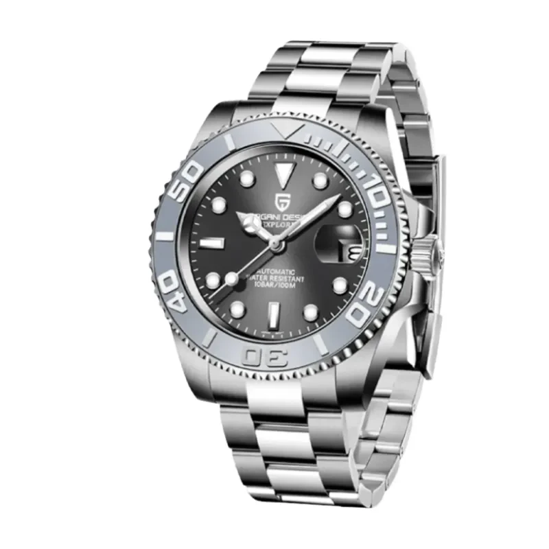 Pagani Design Yachtmaster Black Dial Automatic Men's Watch- PD-1651